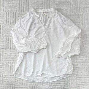 Cloth & Stone Shirt Gathered Boho Top